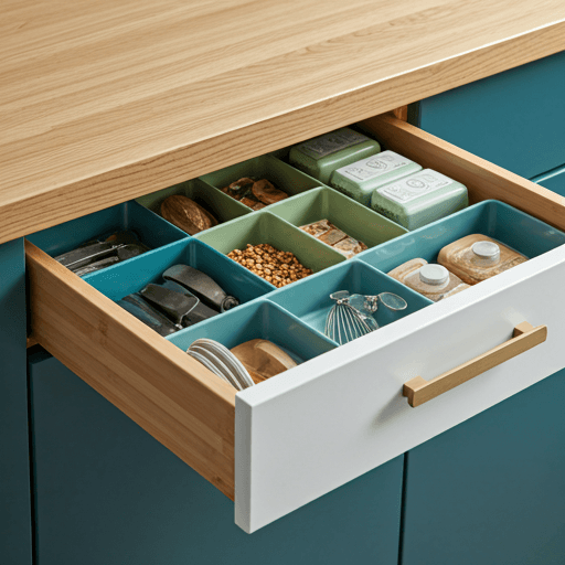 Modern colorful plastic drawer organizers